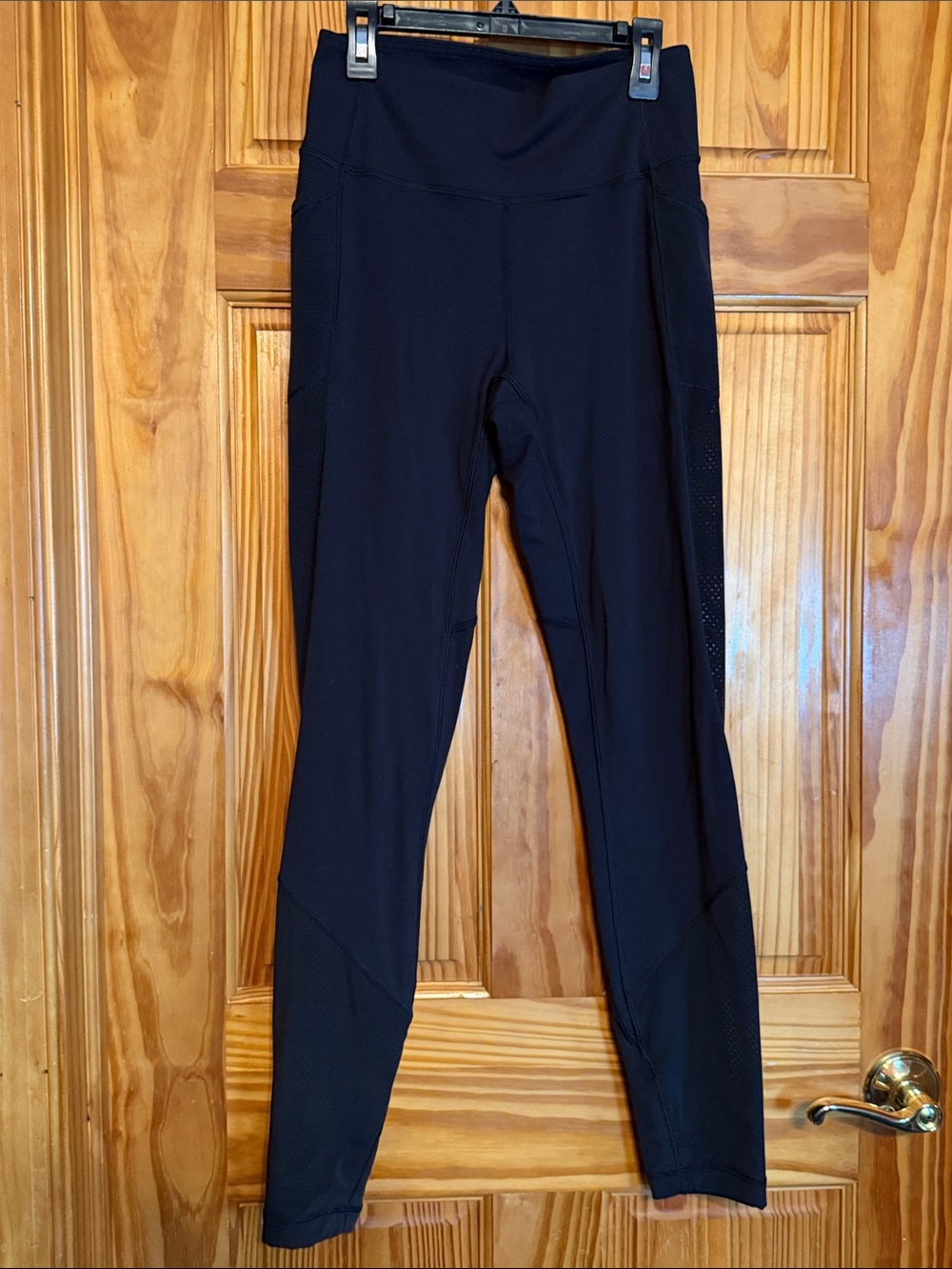 lululemon athletica Black High-Waist Leggings with Side Mesh
